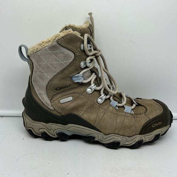 OBOZ Boots Womens 6.5 Bridger 7” Hiking Waterproof & Insulated B-Dry - Picture 1 of 11